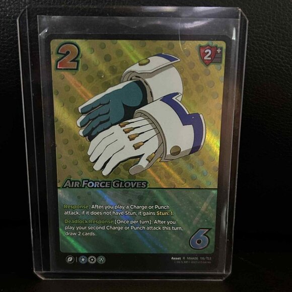 Air Force Gloves - 1st Edition My Hero Academia: Jet Burn Universus Trading Card - Picture 1 of 1